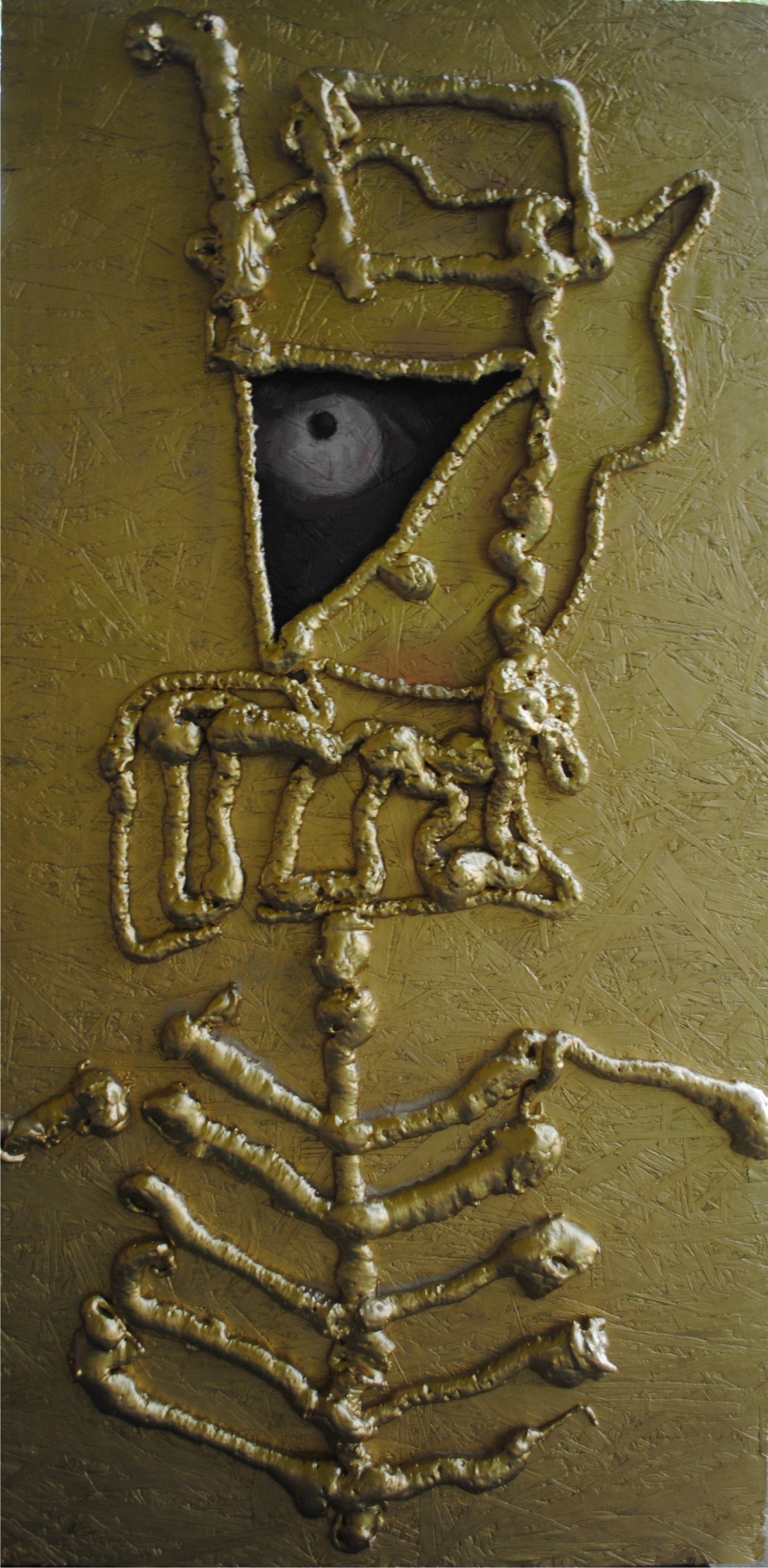 Golden Skeleton Man